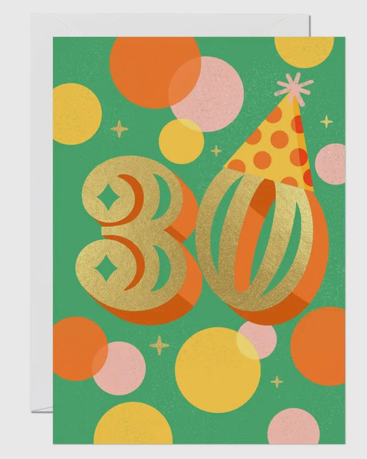 Psychedelic 30th Birthday Card-Ricicle Cards-My Beautiful Caravan