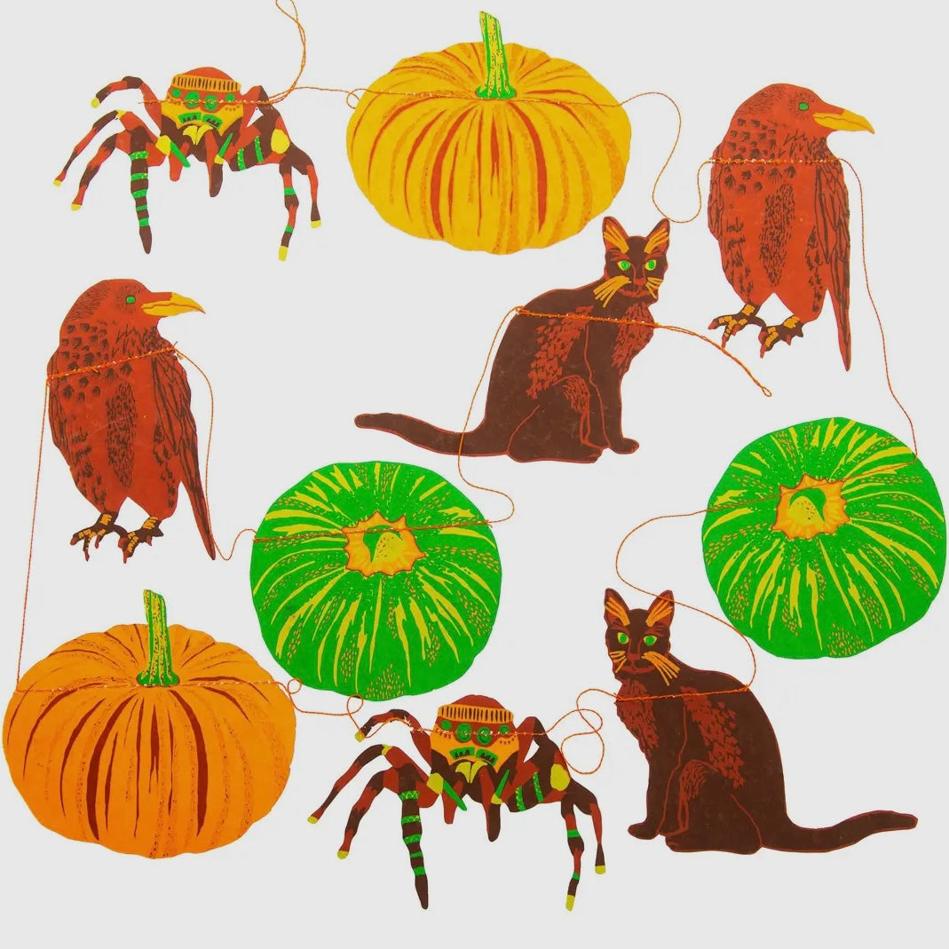 Pumpkins Paper Garland-East End Press-My Beautiful Caravan