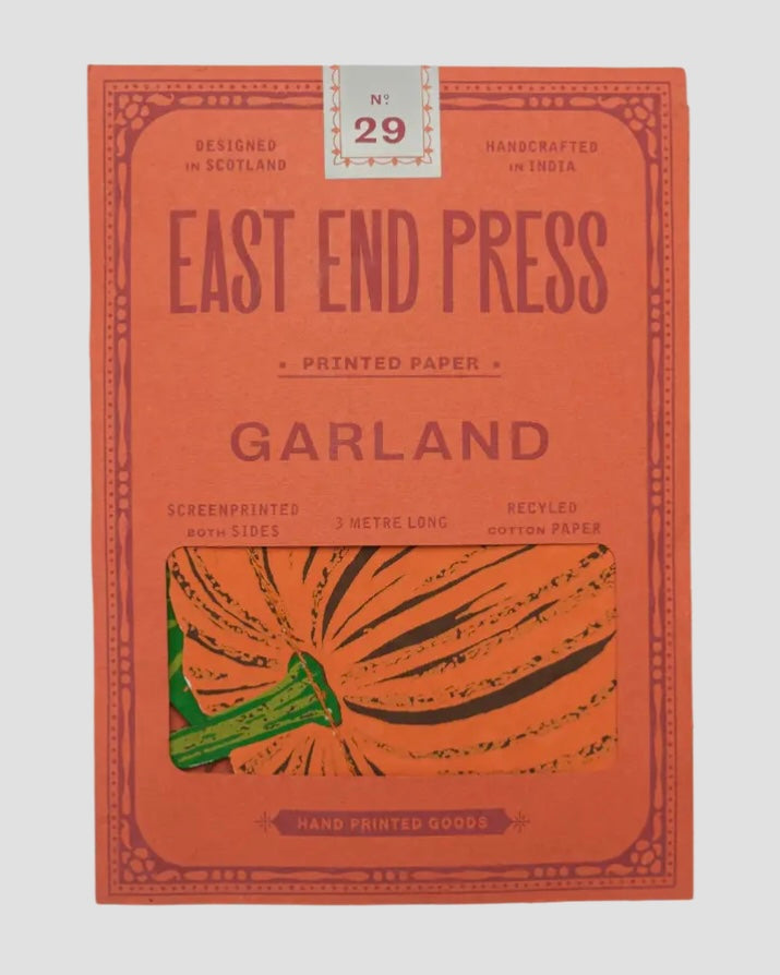 Pumpkins Paper Garland-East End Press-My Beautiful Caravan