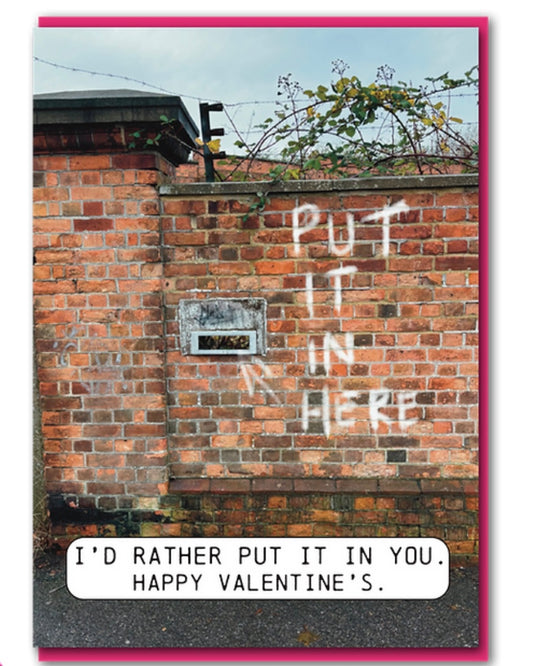 Put It In Rude Valentines Card-Objectables-My Beautiful Caravan