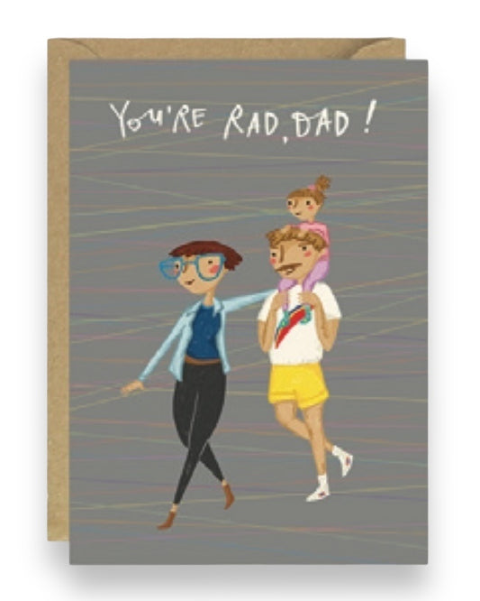 Rad Dad Fathers Day Card-Joy Nevada-My Beautiful Caravan