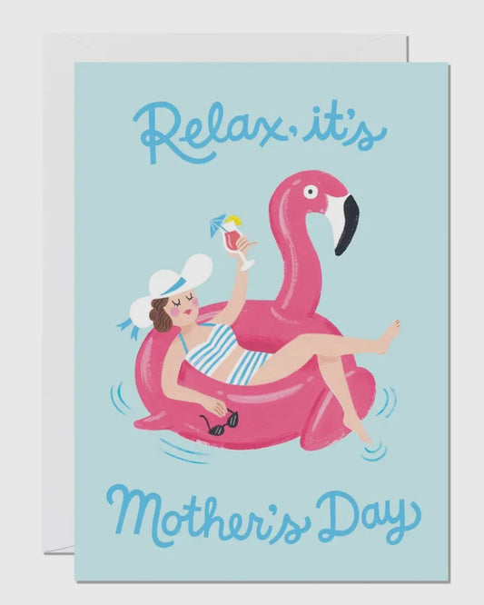 Relax Mother’s Day Card-Ricicle Cards-My Beautiful Caravan