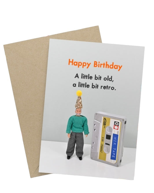 Retro Birthday Card - Jeffrey & Janice-Bold & Bright-My Beautiful Caravan