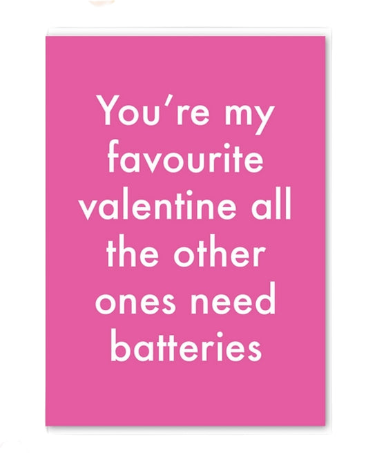 Rude Favourite Valentine Card-Objectables-My Beautiful Caravan