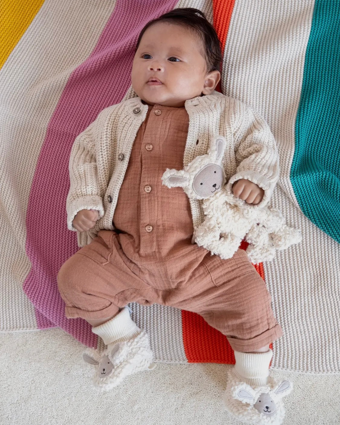 Sheep Baby Slippers-Sophie Home-My Beautiful Caravan