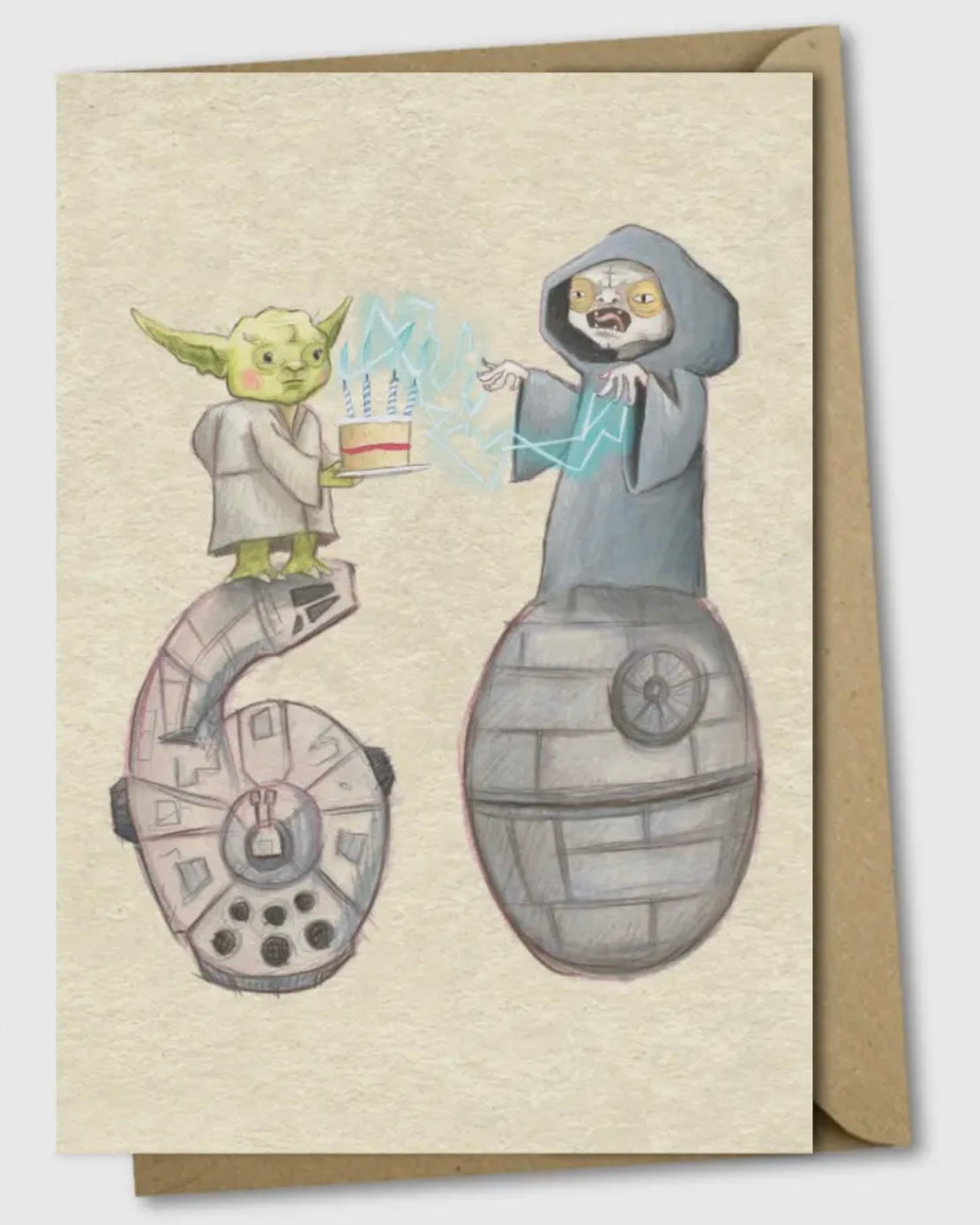 Star Wars Age 60 Card-The Grey Earl-My Beautiful Caravan