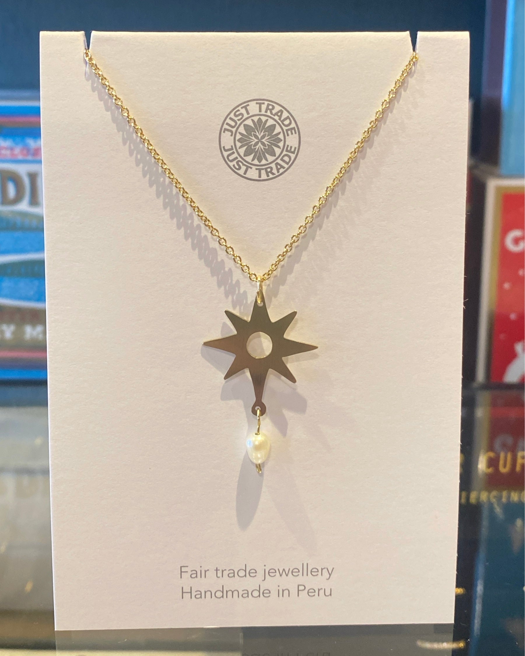 Starburst Pearl Pendant-Just Trade-My Beautiful Caravan
