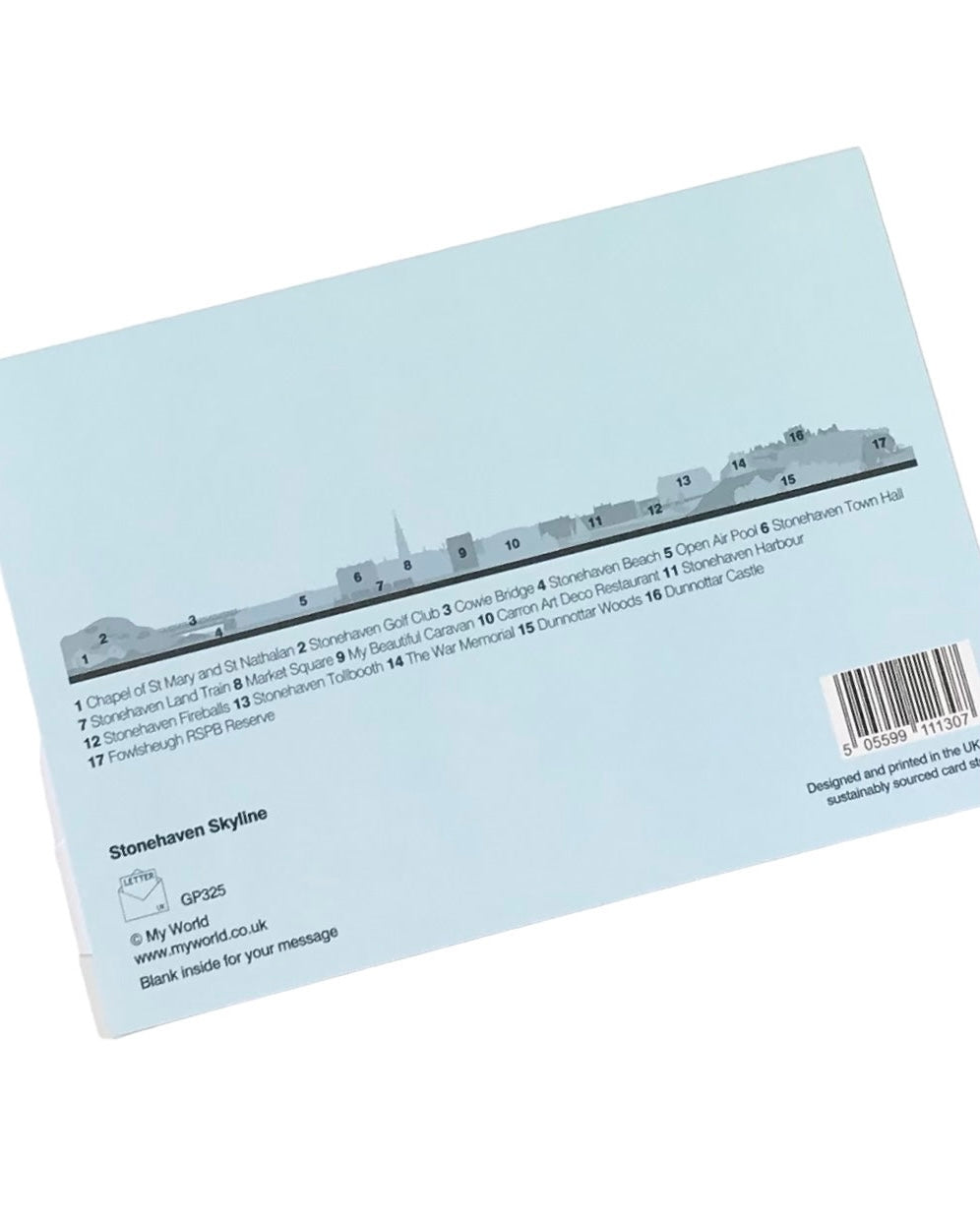 Stonehaven Skyline Card-My World-My Beautiful Caravan