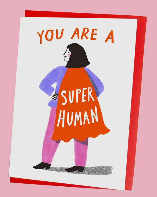 Super Human Woman Card-Kitty Kenda-My Beautiful Caravan