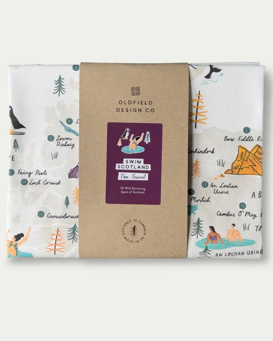 Swim Scotland Tea Towel-Oldfield Design Co-My Beautiful Caravan