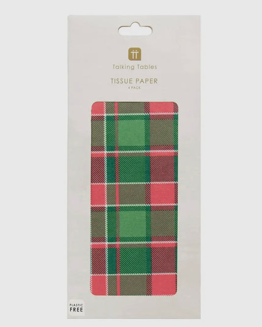 Tartan Tissue Pack-Talking Tables-My Beautiful Caravan
