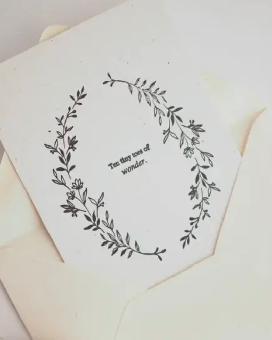 Ten Tiny Toes Card-Soch & Co-My Beautiful Caravan