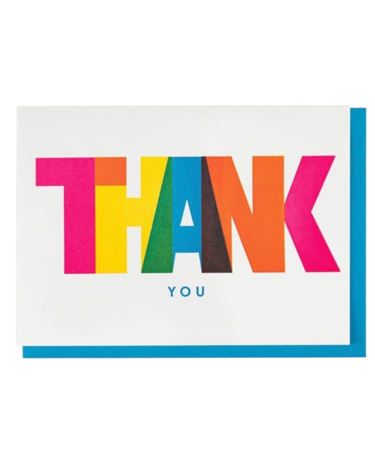 Thank You Letterpress Card-Archivist-My Beautiful Caravan