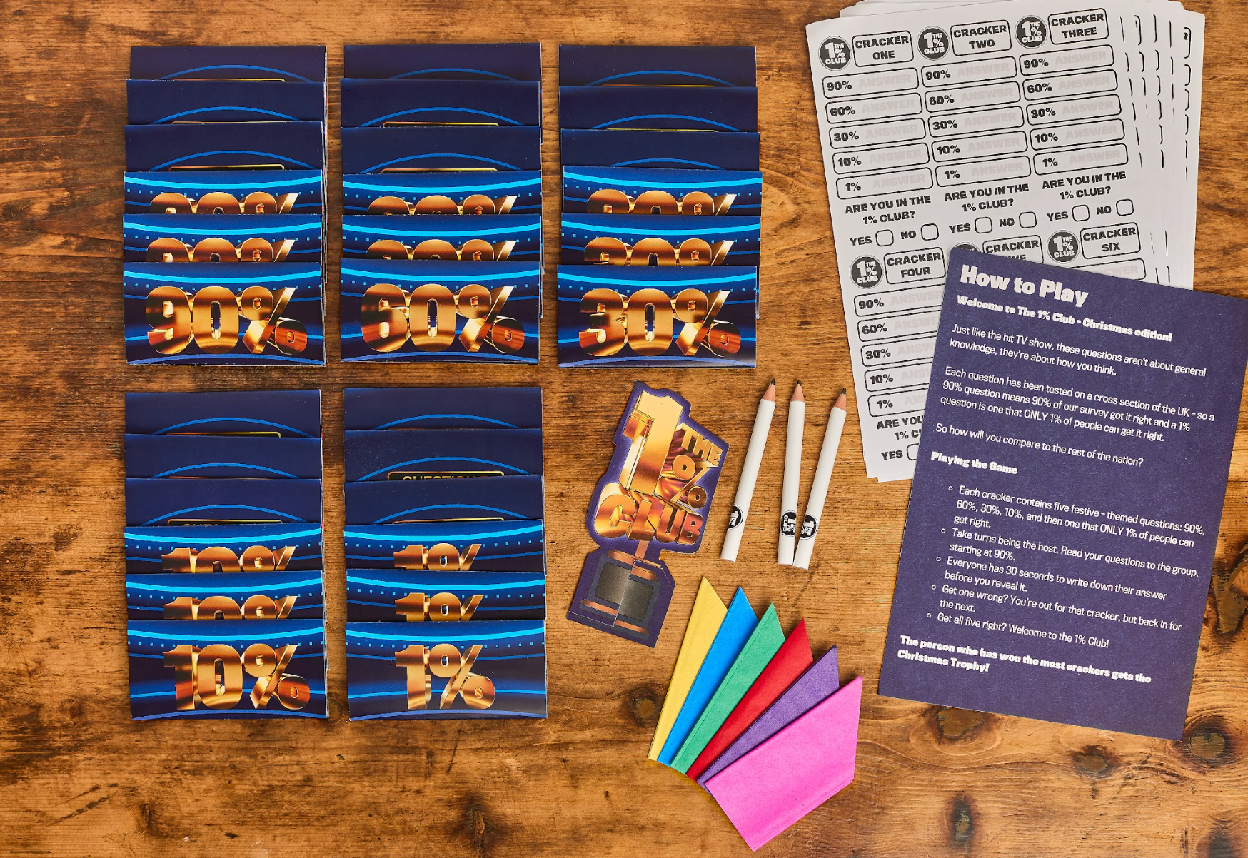 The 1% Club Christmas Crackers-Puzzle Post-My Beautiful Caravan