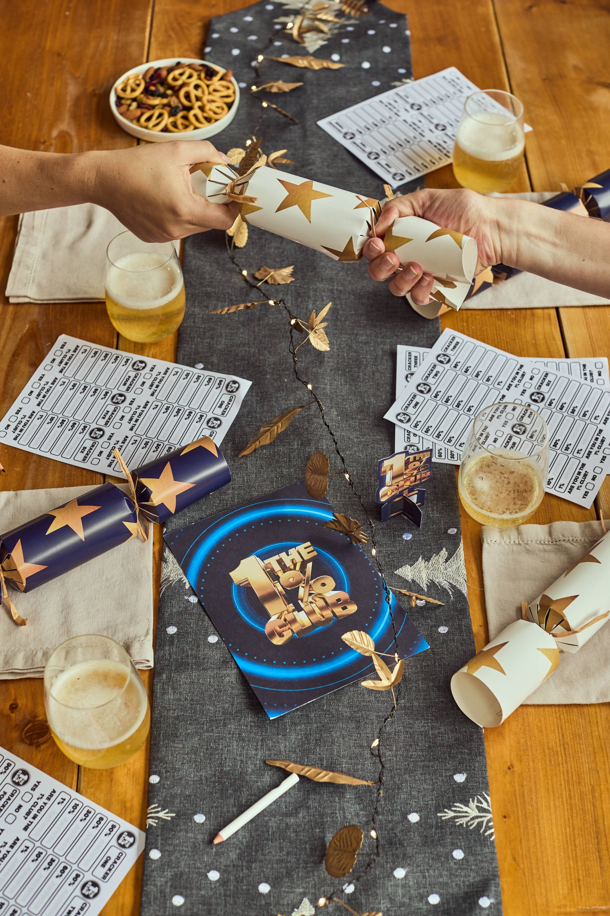 The 1% Club Christmas Crackers-Puzzle Post-My Beautiful Caravan