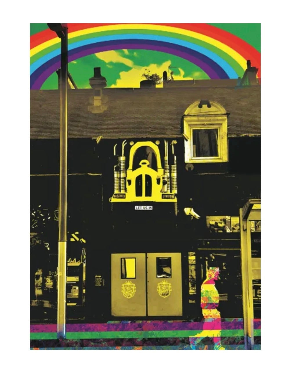 The Garage Print-Paints Pylons-My Beautiful Caravan