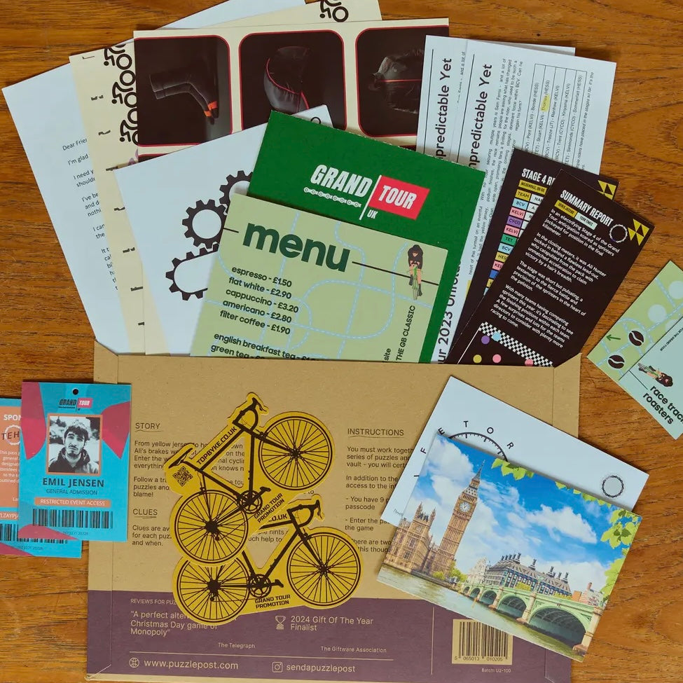 ‘The Sabotage’ Escape Room In An Envelope-Puzzle Post-My Beautiful Caravan