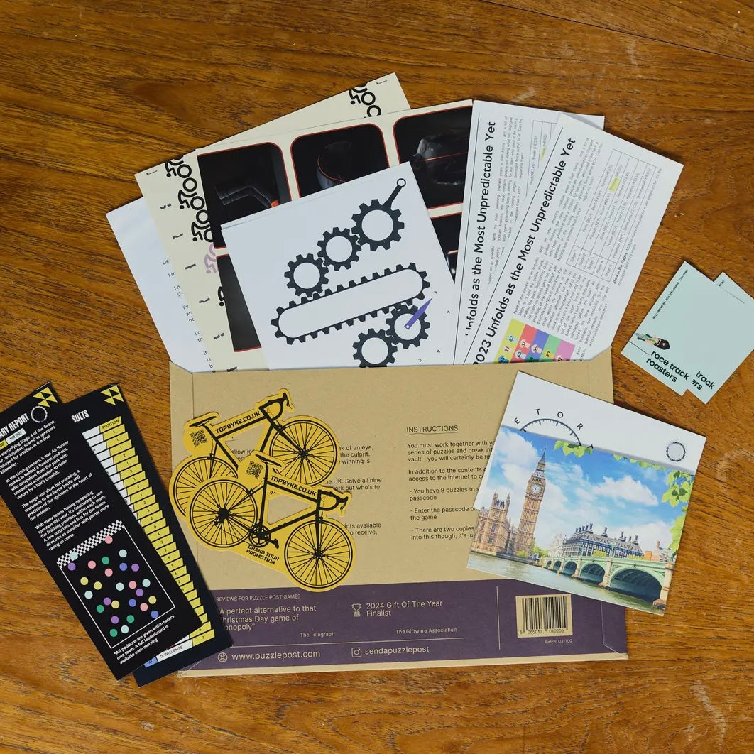 ‘The Sabotage’ Escape Room In An Envelope-Puzzle Post-My Beautiful Caravan