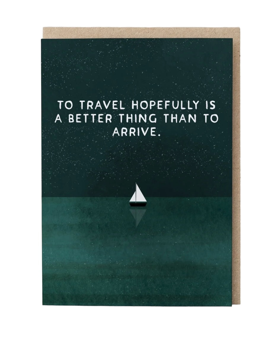 Travel Hopefully Card-Eat Haggis-My Beautiful Caravan