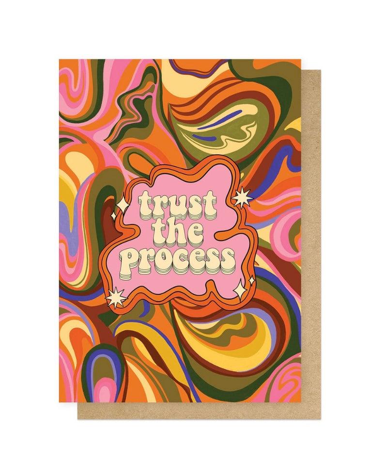 Trust The Process Card-East End Prints-My Beautiful Caravan