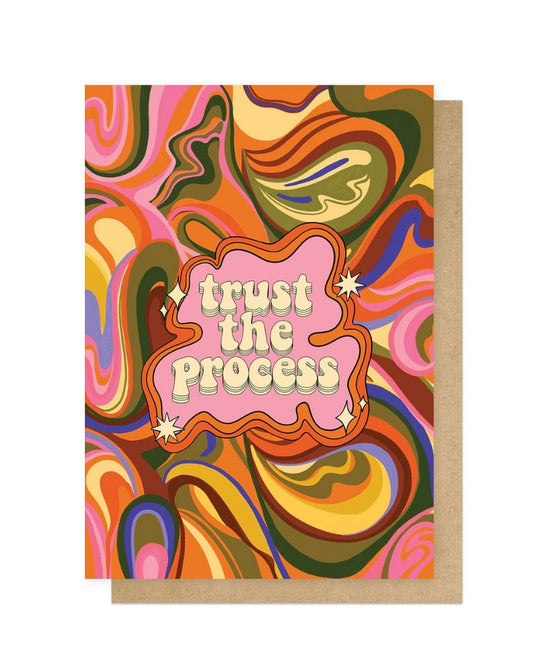 Trust The Process Card-East End Prints-My Beautiful Caravan