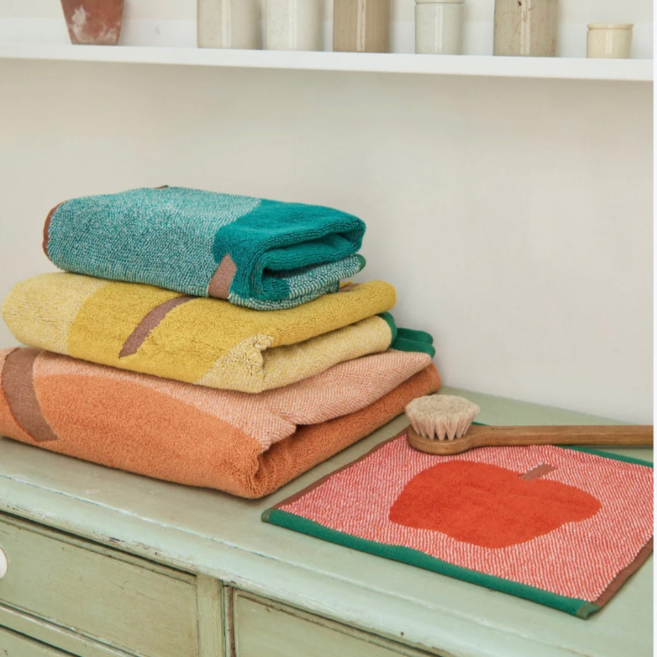 Tutti Frutti Apple Face Cloth-Donna Wilson-My Beautiful Caravan