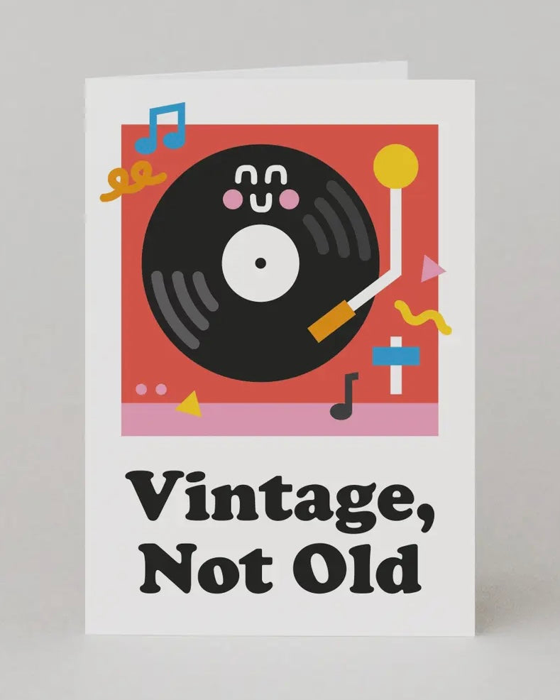 Vintage, Not Old Card-Studio Boketto-My Beautiful Caravan