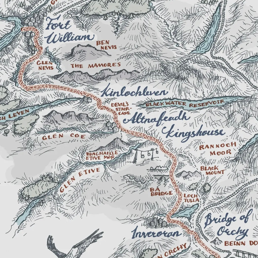 West Highland Way Print-Rho Rho-My Beautiful Caravan