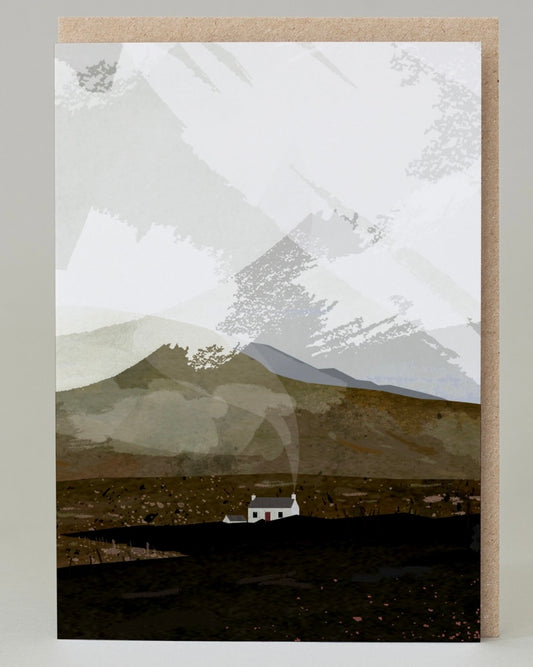 White Bothy Card-Eat Haggis-My Beautiful Caravan