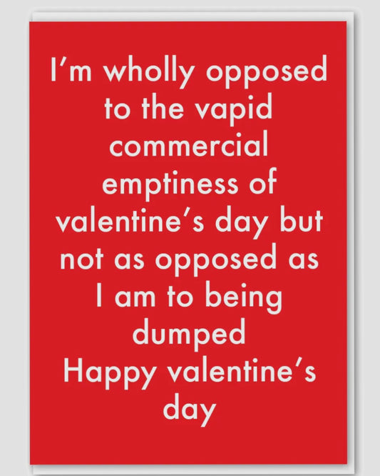 Wholly Opposed Valentines Card-Objectables-My Beautiful Caravan
