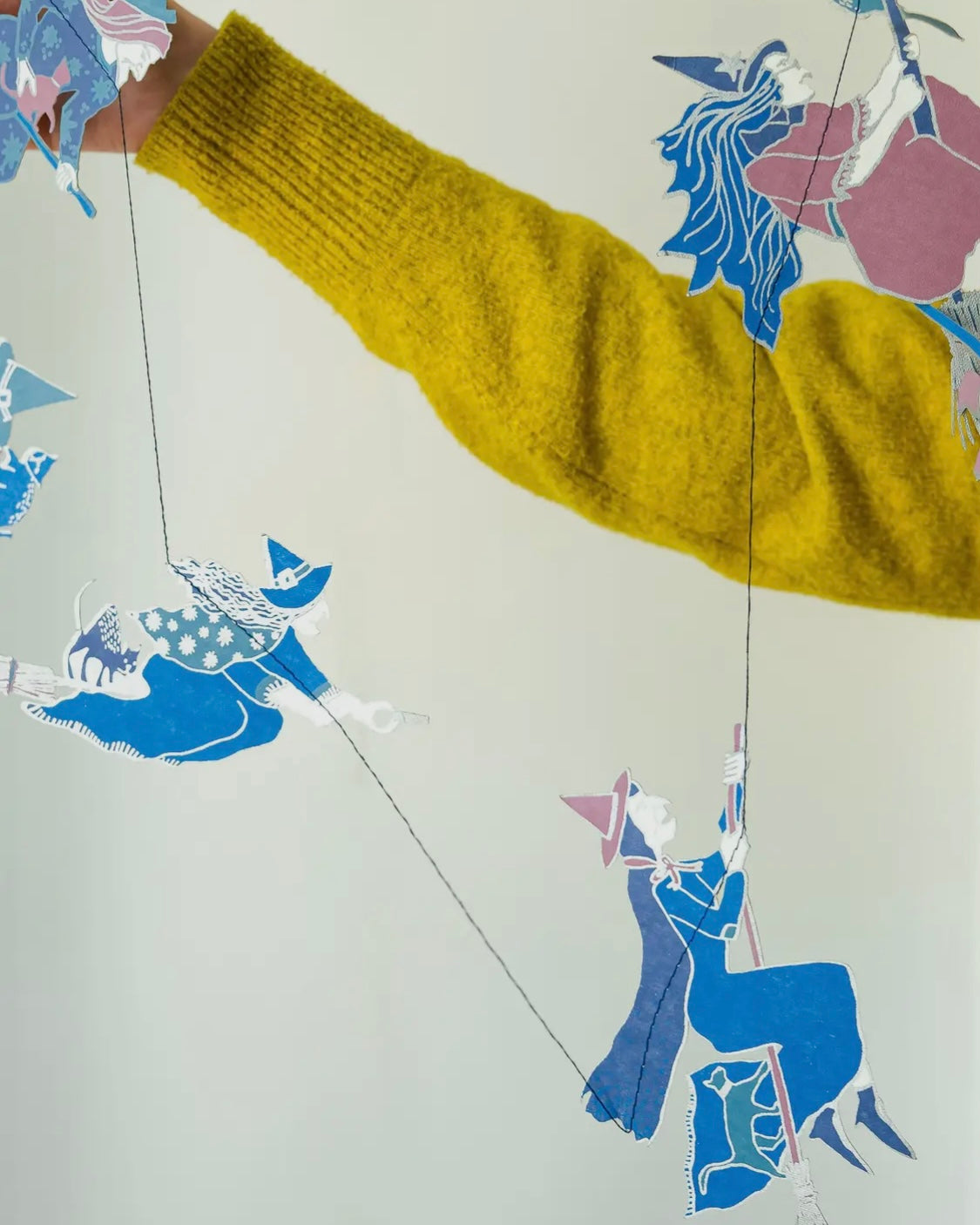 Wicked Witches Paper Garland-East End Press-My Beautiful Caravan