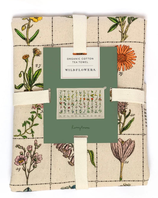 Wildflowers Teatowel-Roomytown-My Beautiful Caravan
