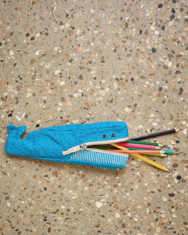 William Whale Pencil Case-Donna Wilson-My Beautiful Caravan