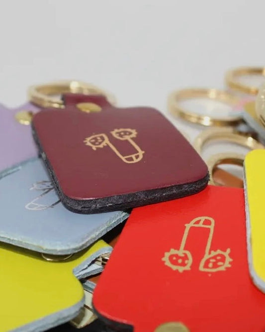 Willy Leather Keyring-Ark Colour Design-My Beautiful Caravan