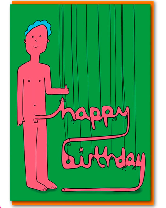 Willy Man Rude Birthday Card-Objectables-My Beautiful Caravan