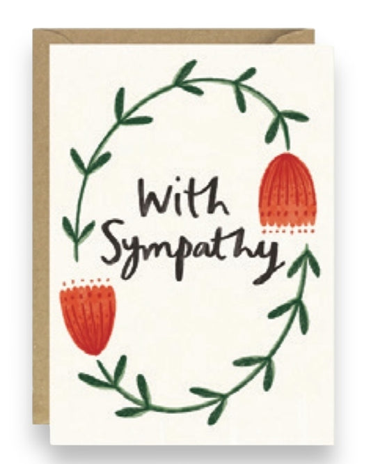 With Sympathy Card-Joy Nevada-My Beautiful Caravan
