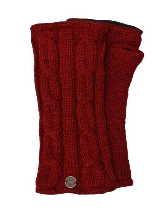 Wool Wristwarmers-Black Yak-My Beautiful Caravan
