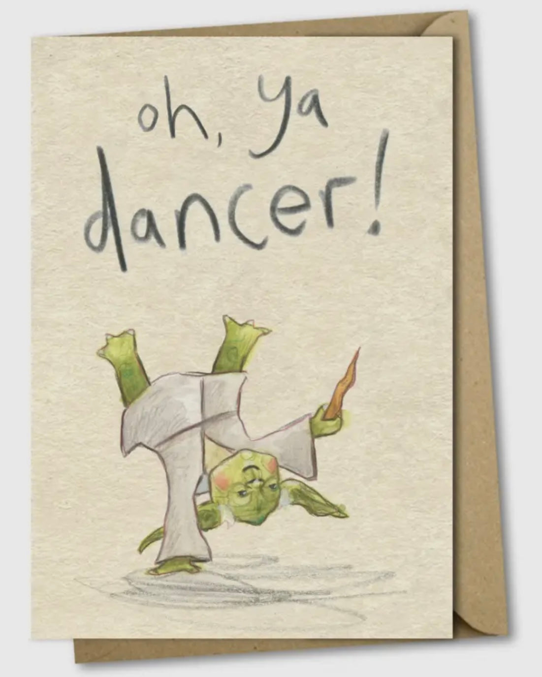 Ya Dancer! Yoda Card-The Grey Earl-My Beautiful Caravan