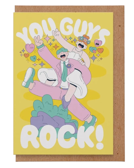 You Guys Rock Wedding Card-Studio Boketto-My Beautiful Caravan