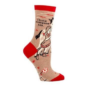 I Hate Everyone Too Women's Socks