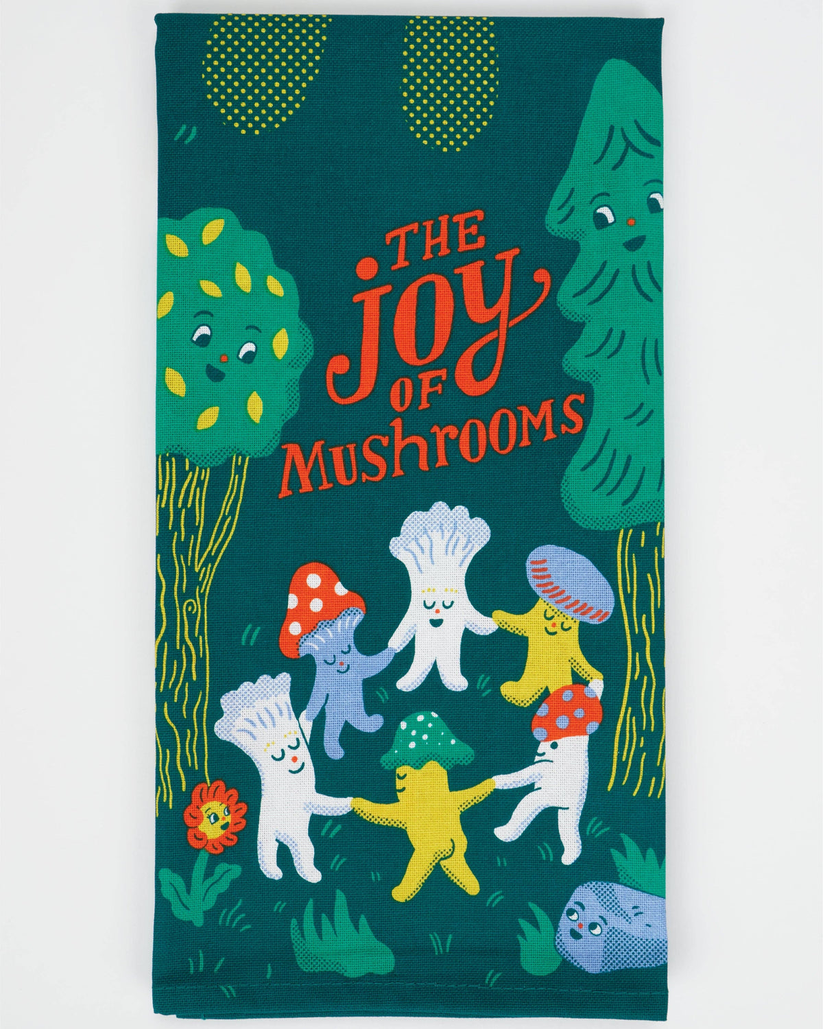 The Joy Of Mushrooms Tea Towel
