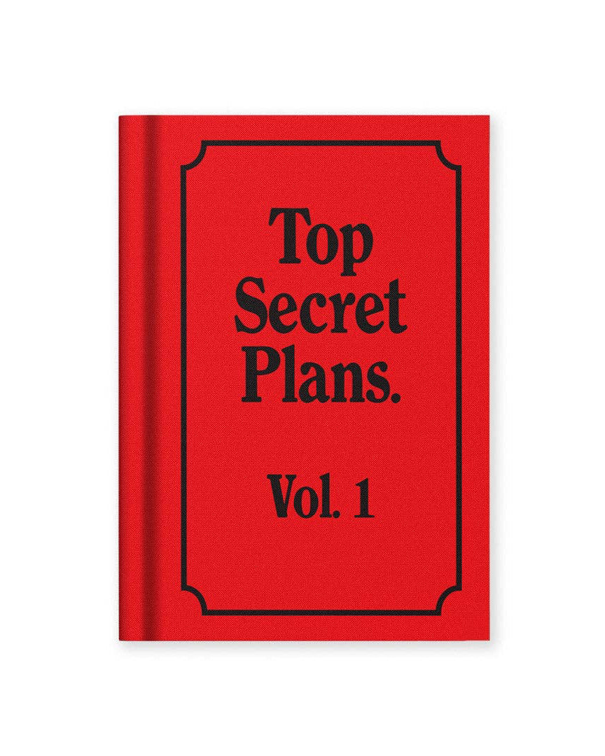 Top Secret Plans Mini Hardback Notebook