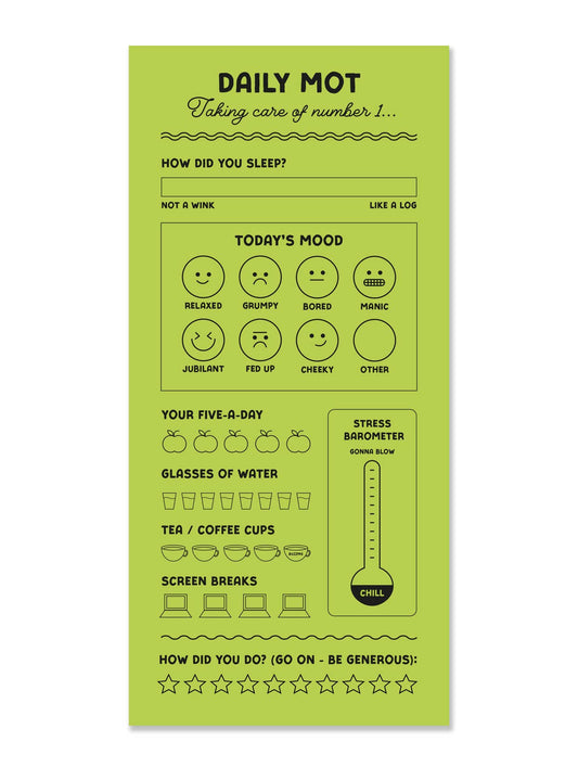 Daily MOT Note Pad