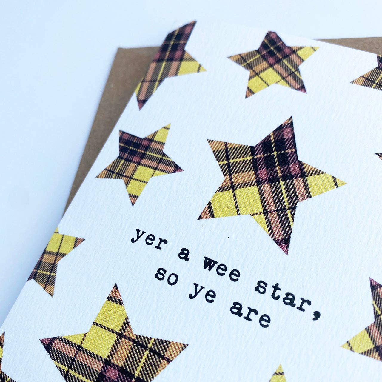 Yer A Star Scottish Card