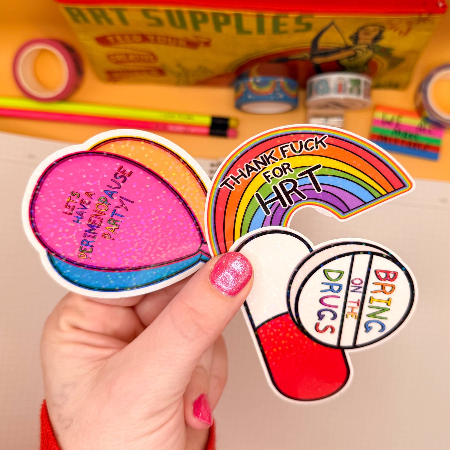 Perimenopause Party Sticker