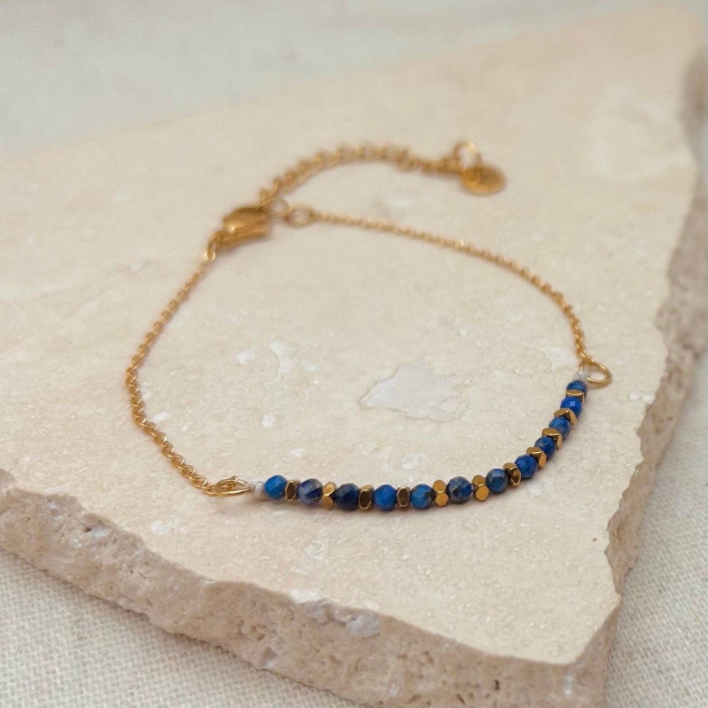 Lapis Bead Bracelet