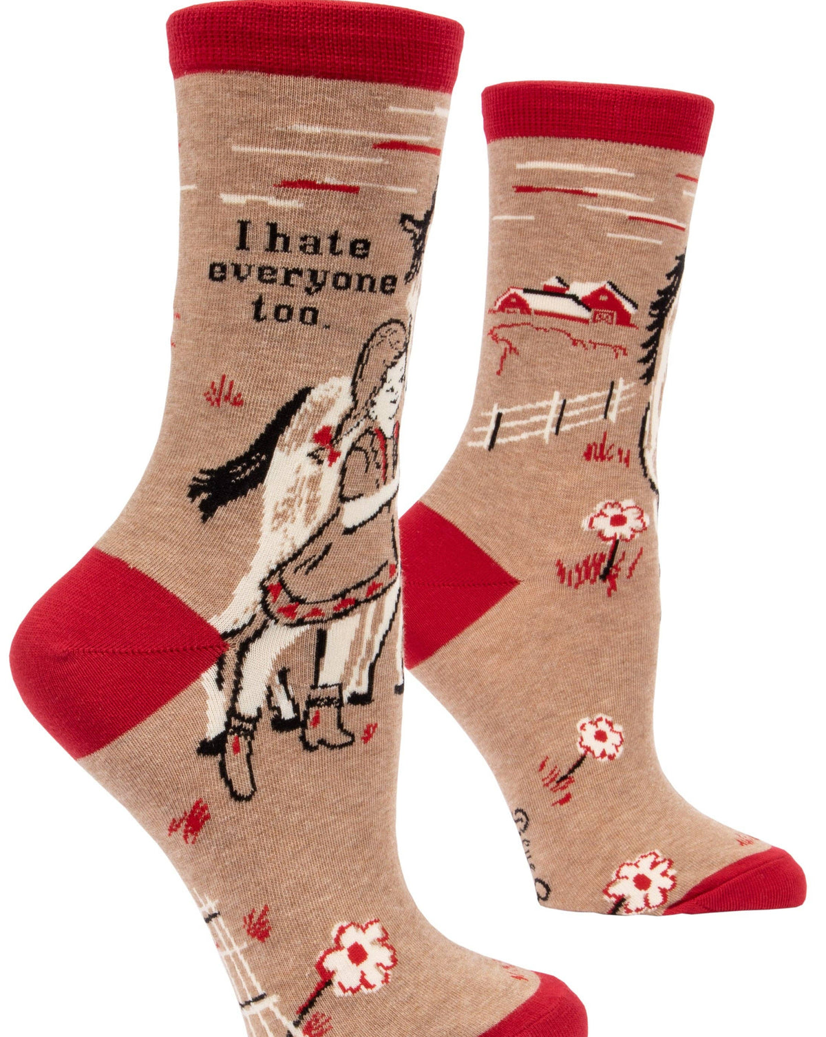 I Hate Everyone Too Women's Socks