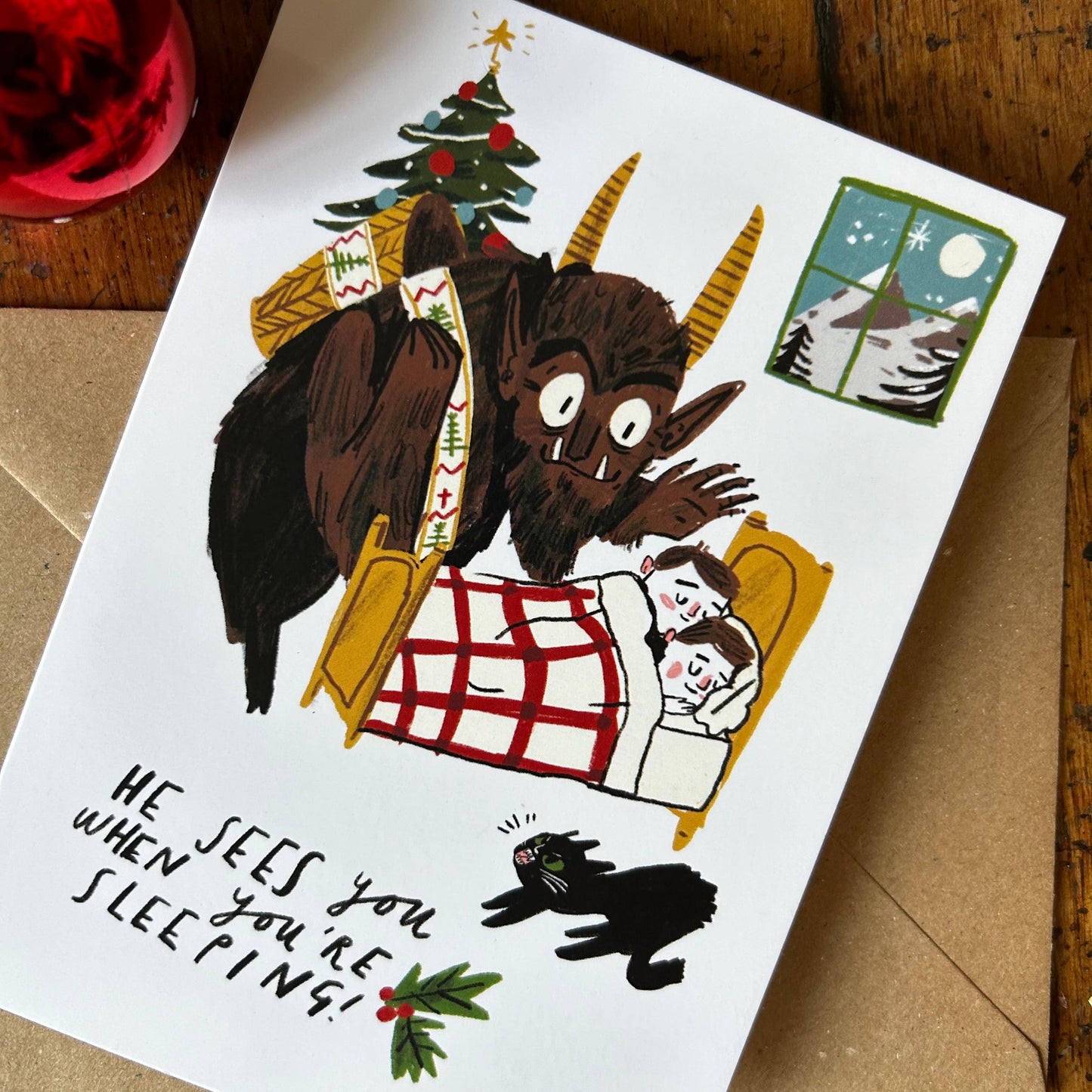 Krampus Christmas Card 