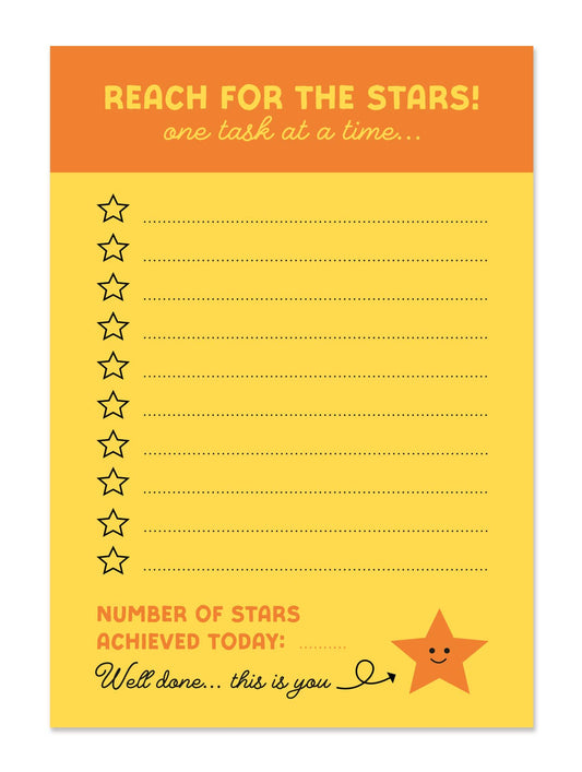 Reach For The Stars List Pad