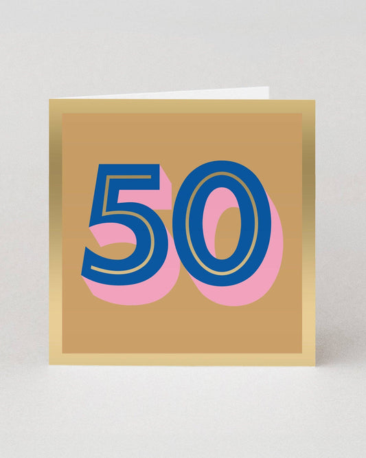 50th Birthday Card